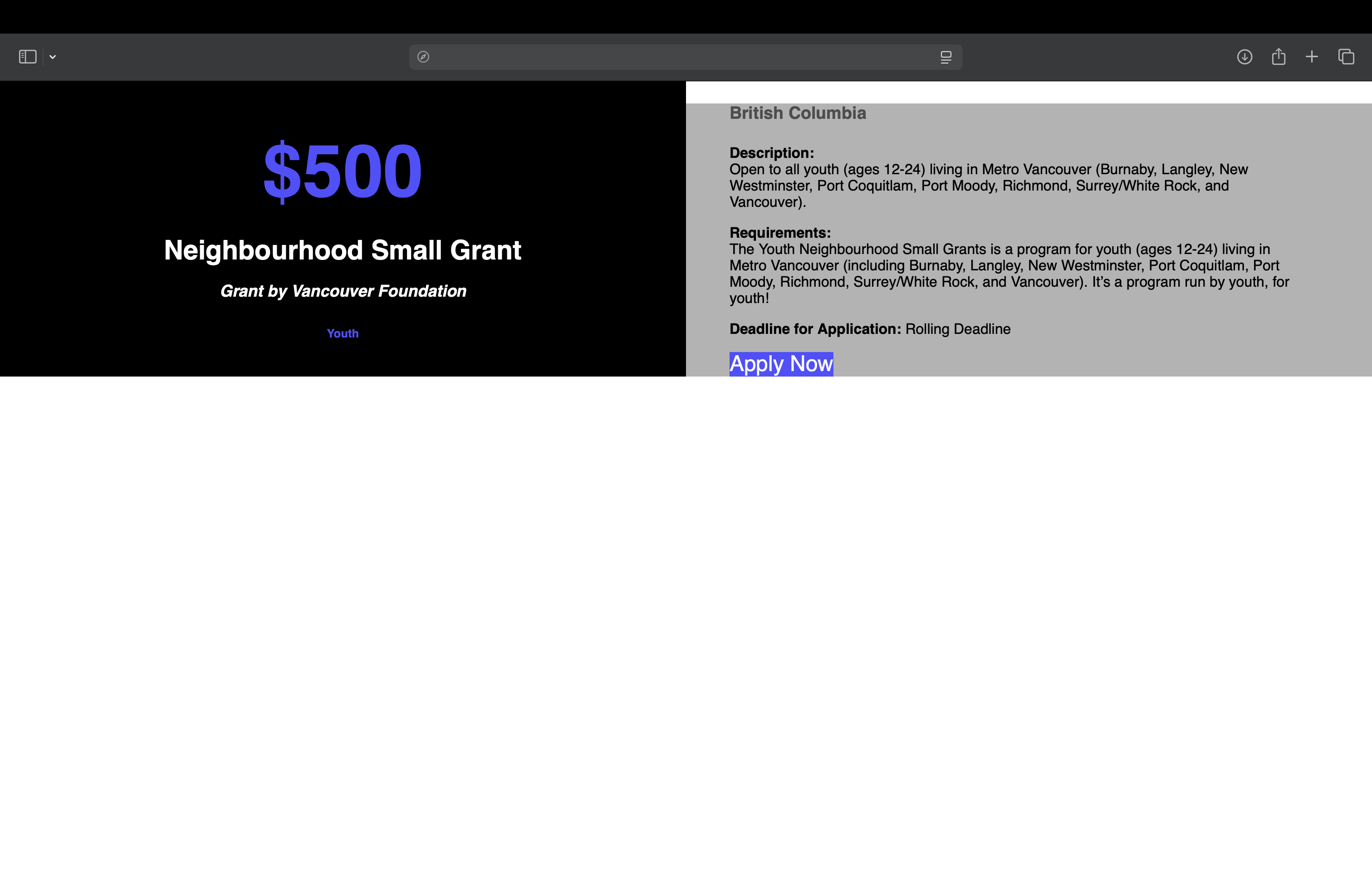 Progress of wireframe using html and css